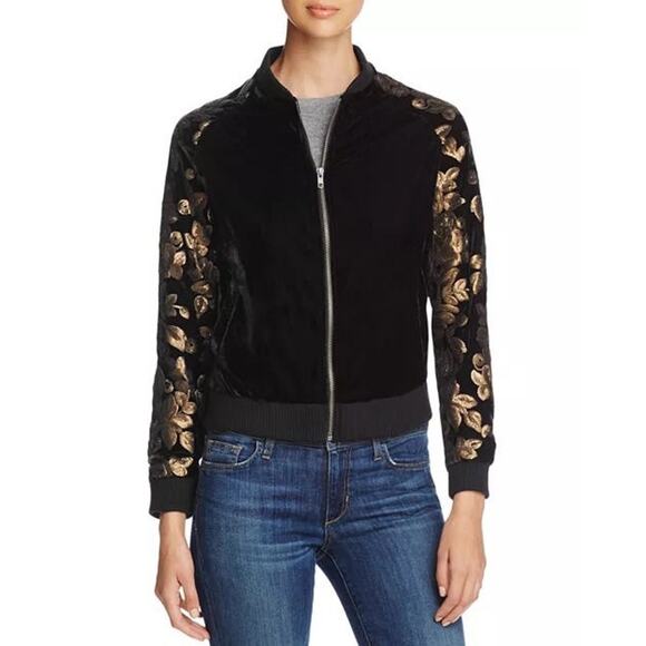 Cupcakes and Cashmere Jackets & Blazers - Cupcakes and Cashmere Velvet Jacket